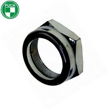 Gabelschaftmutter chrom offen Puch Maxi